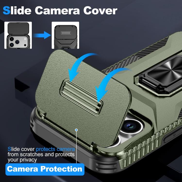Sliding Camshield Holder Phone Case, For iPhone 17 Pro