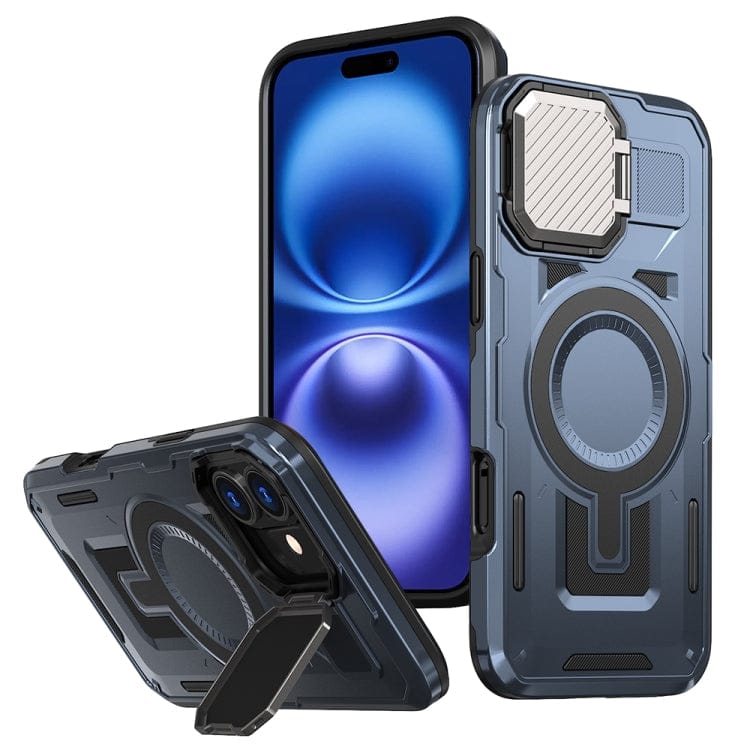 Shield Frame Holder MagSafe Phone Case, For iPhone 16 Plus