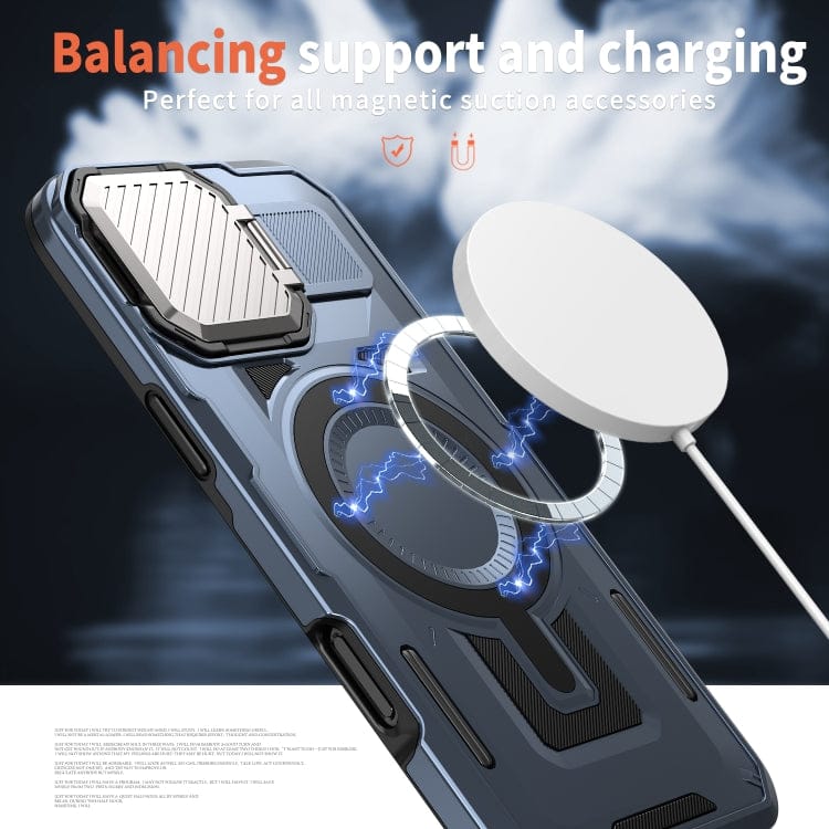 Shield Frame Holder MagSafe Phone Case, For iPhone 16