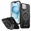 Shield Frame Holder MagSafe Phone Case, For iPhone 15 Plus