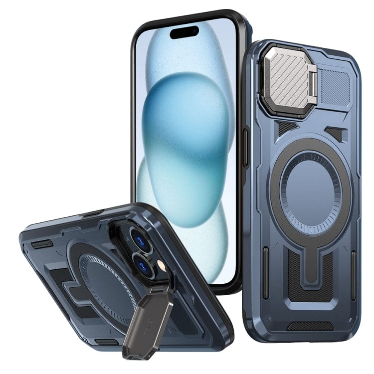Shield Frame Holder MagSafe Phone Case, For iPhone 15