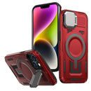 Shield Frame Holder MagSafe Phone Case, For iPhone 14 Plus