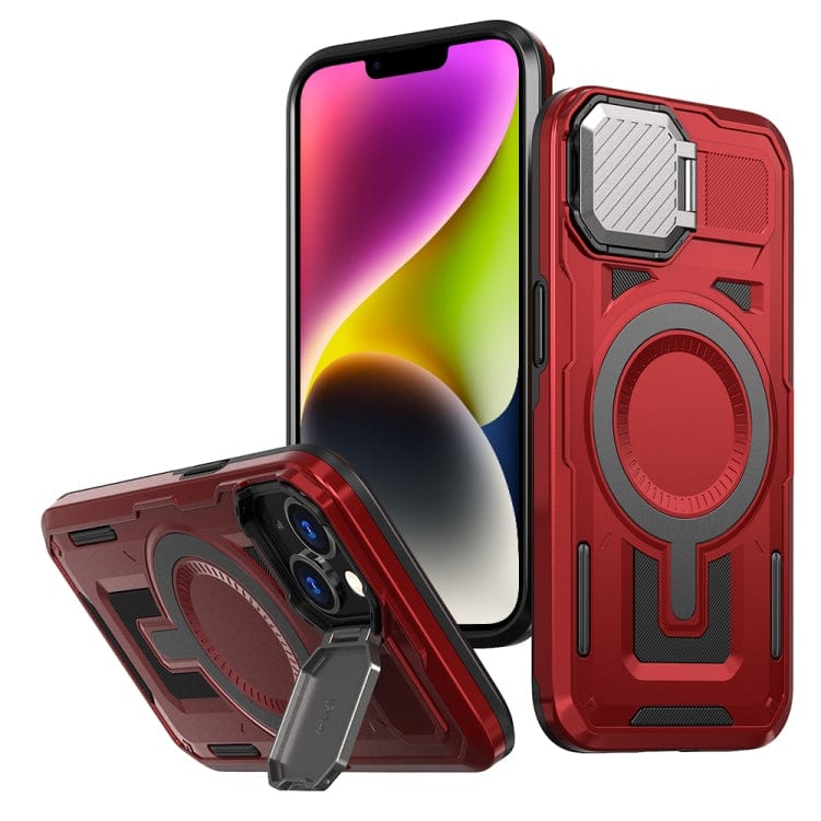 Shield Frame Holder MagSafe Phone Case, For iPhone 14