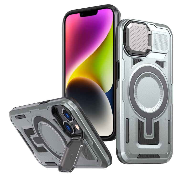 Shield Frame Holder MagSafe Phone Case, For iPhone 14