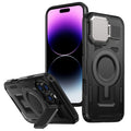 Shield Frame Holder MagSafe Phone Case, For iPhone 14 Pro