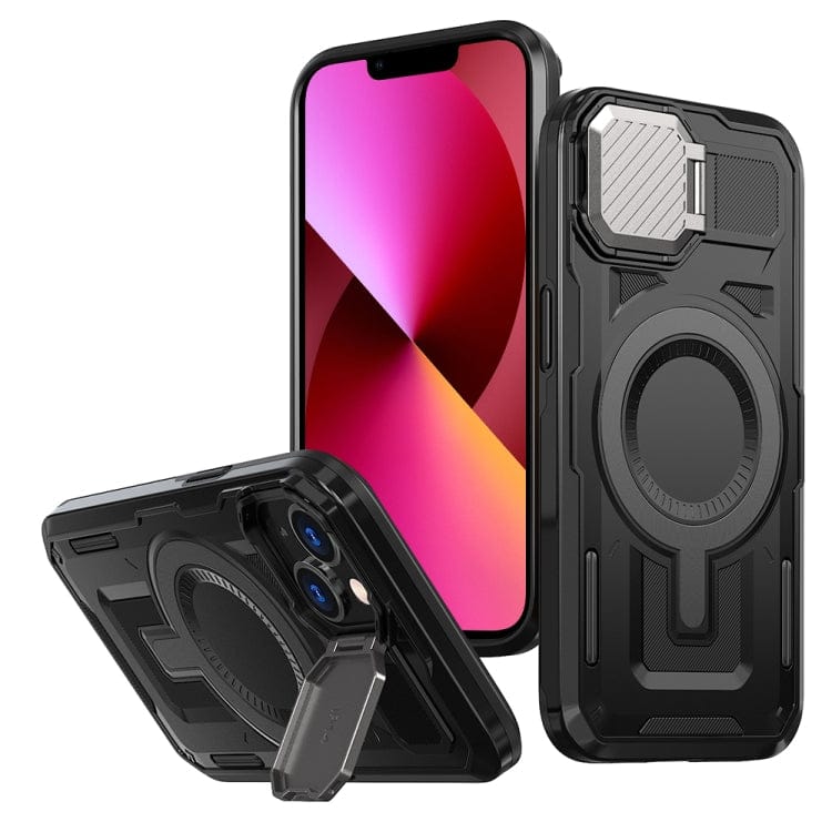 Shield Frame Holder MagSafe Phone Case, For iPhone 13