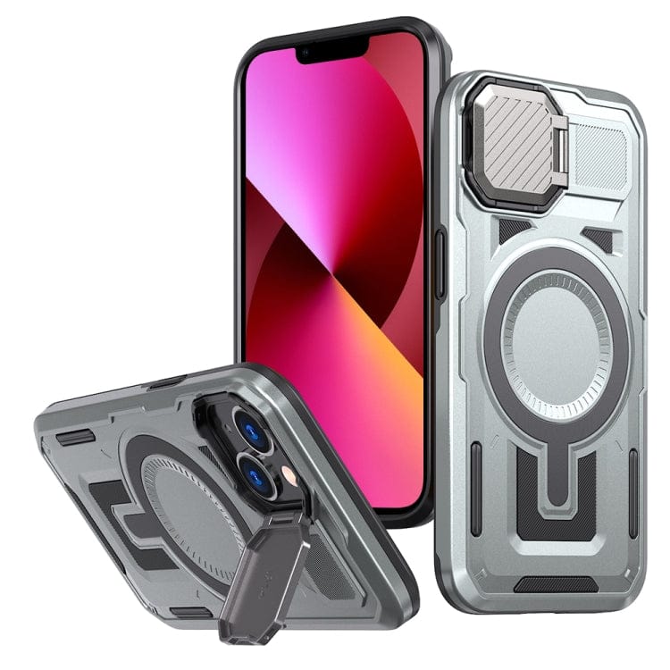 Shield Frame Holder MagSafe Phone Case, For iPhone 13