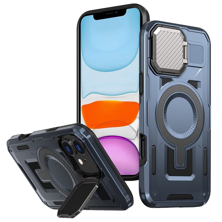 Shield Frame Holder MagSafe Phone Case, For iPhone 11