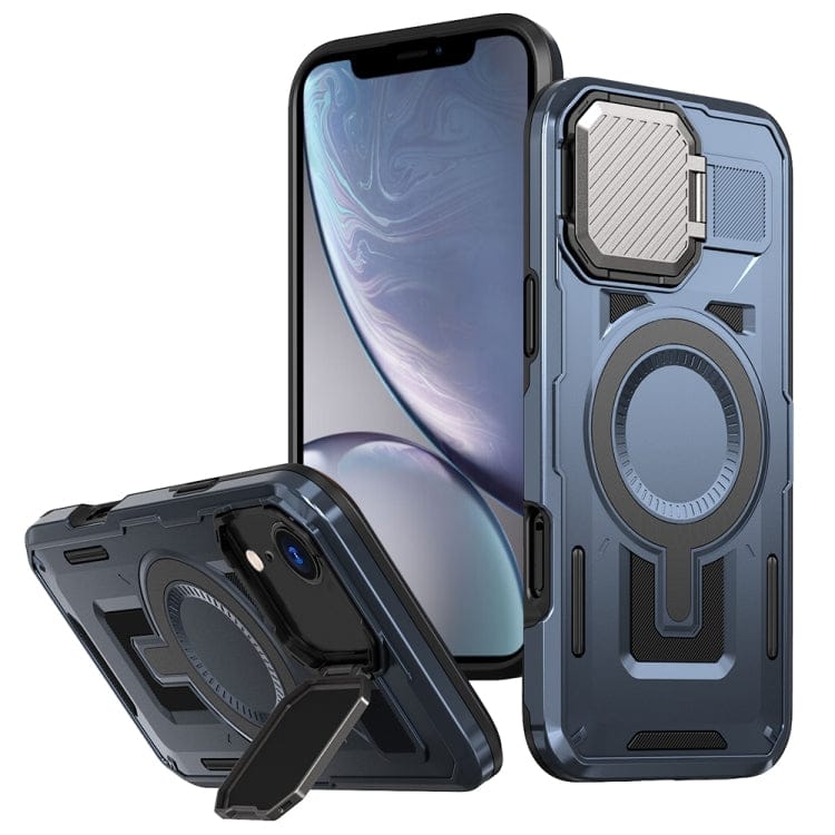 Shield Frame Holder MagSafe Phone Case, For iPhone XR