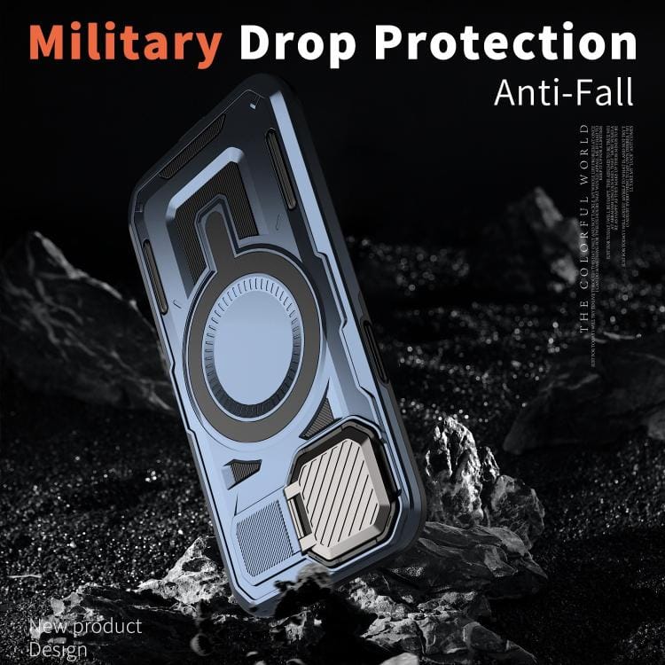 Shield Frame Holder MagSafe Phone Case, For iPhone 16e