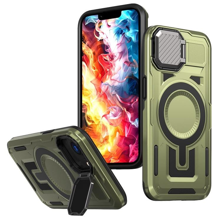 Shield Frame Holder MagSafe Phone Case, For iPhone 16e