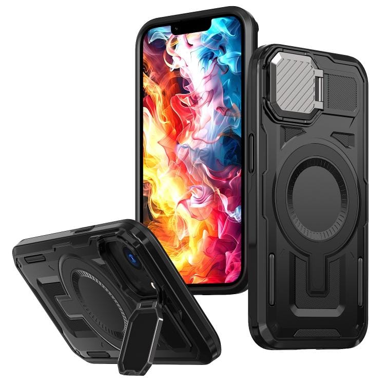 Shield Frame Holder MagSafe Phone Case, For iPhone 16e