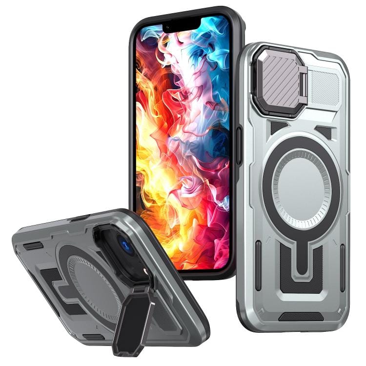 Shield Frame Holder MagSafe Phone Case, For iPhone 16e