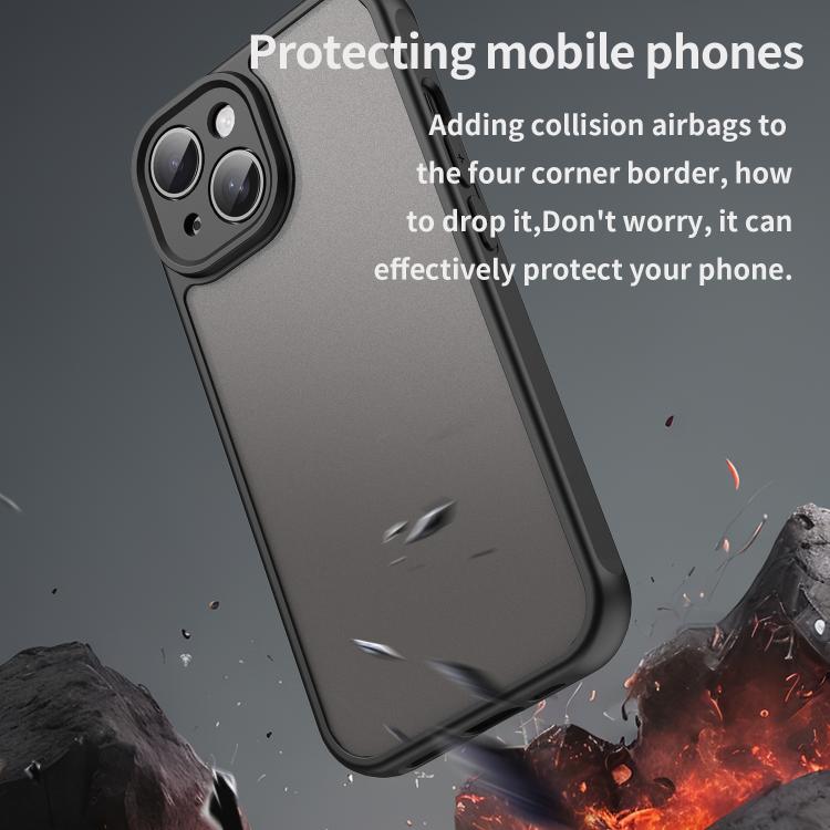 Fan Dun Series TPU Hybrid PC Frosted Phone Case, For iPhone 14 Plus, For iPhone 14, For iPhone 14 Pro, For iPhone 14 Pro Max, For iPhone 13 Pro Max, For iPhone 13 Pro, For iPhone 13, For iPhone 12, For iPhone 12 Pro Max, For iPhone 12 Pro��������������...