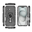 Metal Kickstand TPU Hybrid PC Phone Case, For iPhone 16 P...