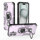 Metal Kickstand TPU Hybrid PC Phone Case, For iPhone 16 P...