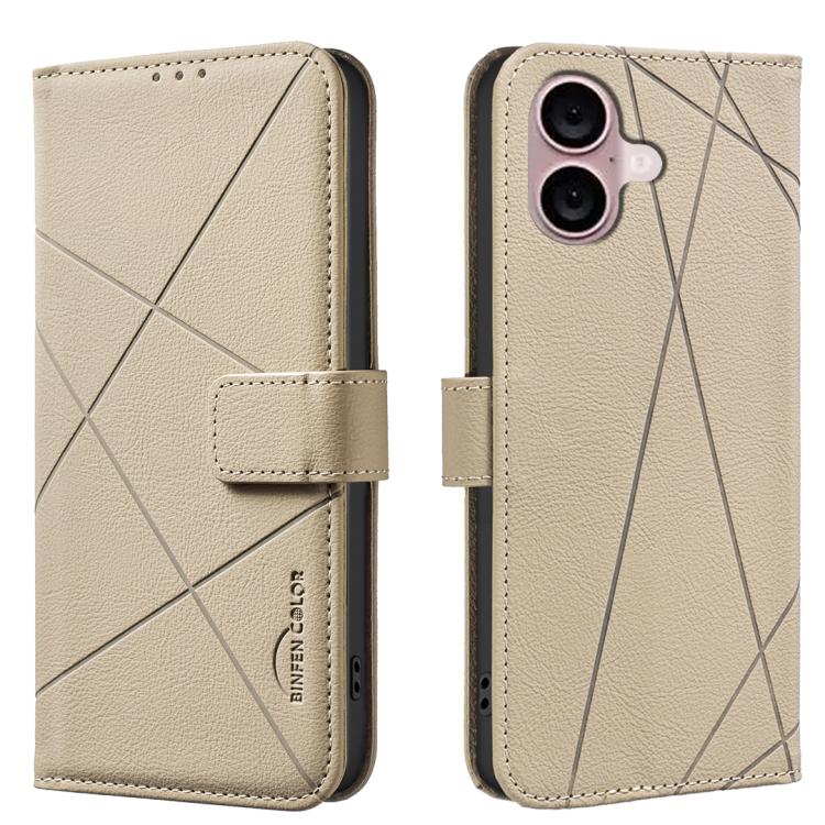 Geometric Pattern RFID Leather Phone Case