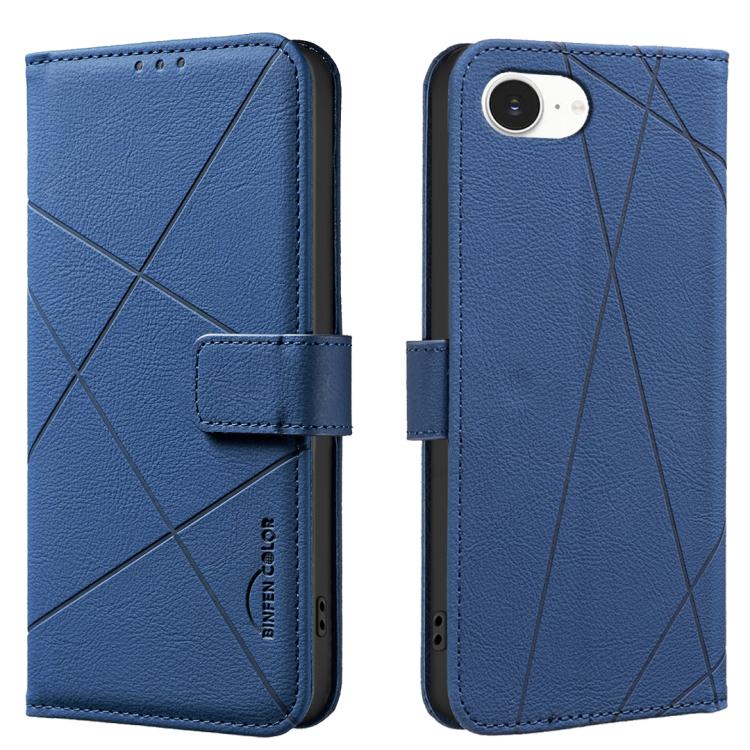 Geometric Pattern RFID Leather Phone Case