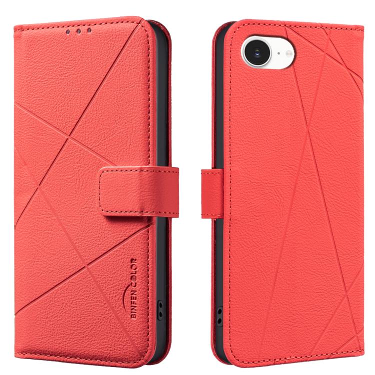 Geometric Pattern RFID Leather Phone Case
