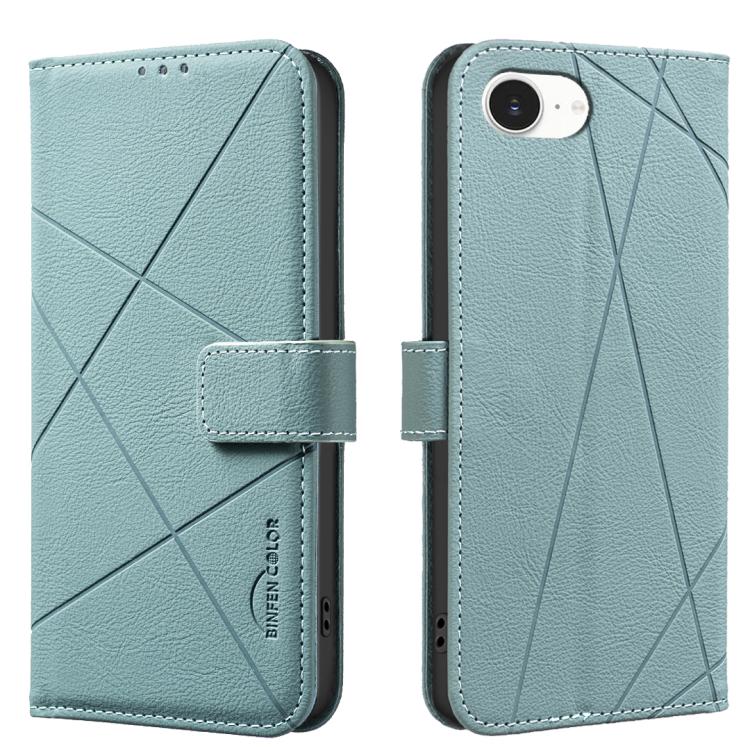 Geometric Pattern RFID Leather Phone Case