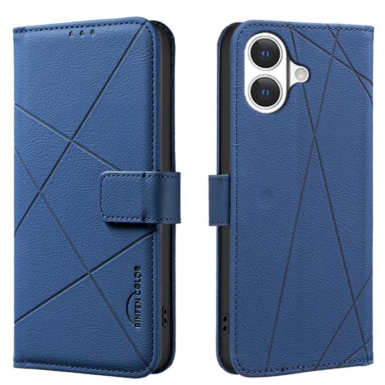 Geometric Pattern RFID Leather Phone Case