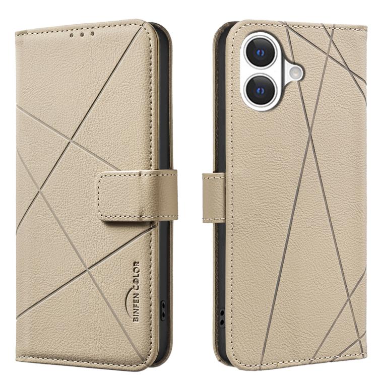 Geometric Pattern RFID Leather Phone Case