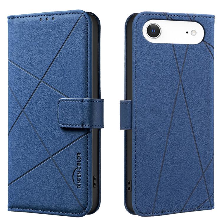 Geometric Pattern RFID Leather Phone Case
