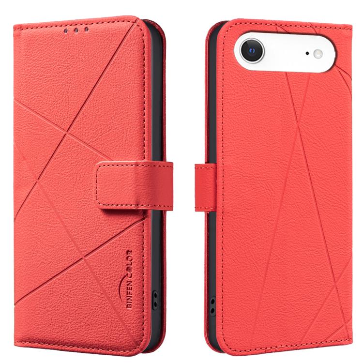 Geometric Pattern RFID Leather Phone Case