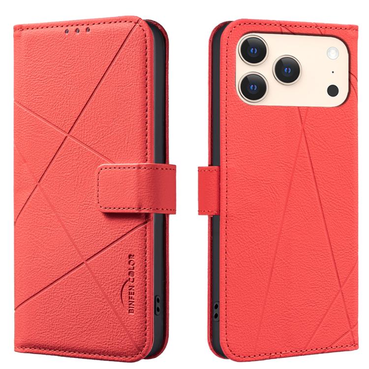 Geometric Pattern RFID Leather Phone Case