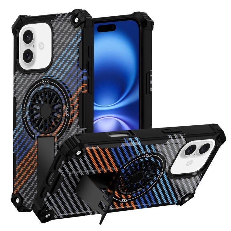 Camouflage Kickstand Rotating Shaft MagSafe Phone Case
