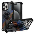 Camouflage Kickstand Rotating Shaft MagSafe Phone Case
