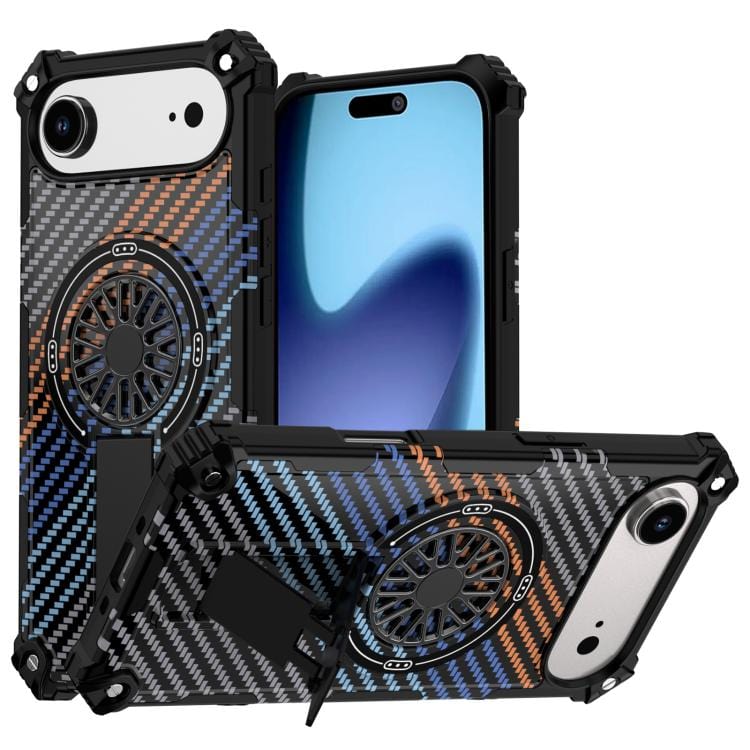 Camouflage Kickstand Rotating Shaft MagSafe Phone Case