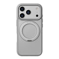 iPhone 17 Pro Max MagSafe Case – Frosted Acrylic Hybrid with Magnetic Holder