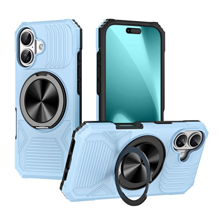 Alloy Rotating Holder MagSafe Shockproof Phone Case