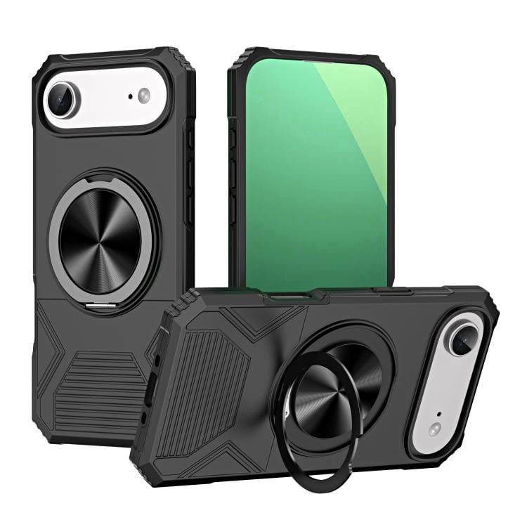 Alloy Rotating Holder MagSafe Shockproof Phone Case