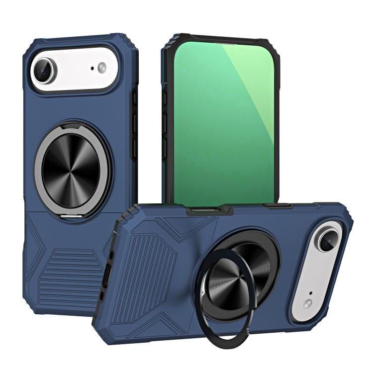Alloy Rotating Holder MagSafe Shockproof Phone Case