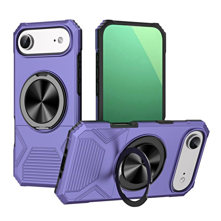 Alloy Rotating Holder MagSafe Shockproof Phone Case