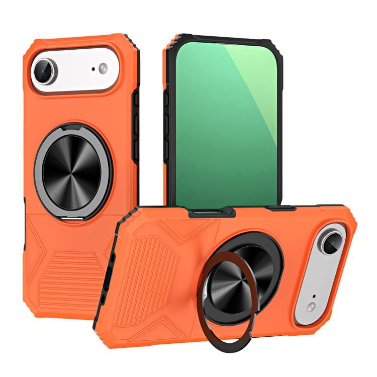 Alloy Rotating Holder MagSafe Shockproof Phone Case