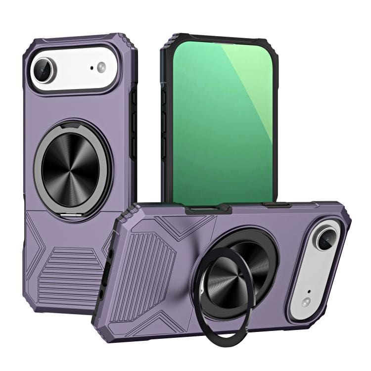 Alloy Rotating Holder MagSafe Shockproof Phone Case
