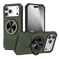 Alloy Rotating Holder MagSafe Shockproof Phone Case