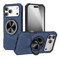 Alloy Rotating Holder MagSafe Shockproof Phone Case
