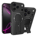 Carbon Fiber Texture MagSafe Phone Case with Holder