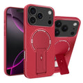 Carbon Fiber Texture MagSafe Phone Case with Holder