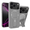 Carbon Fiber Texture MagSafe Phone Case with Holder