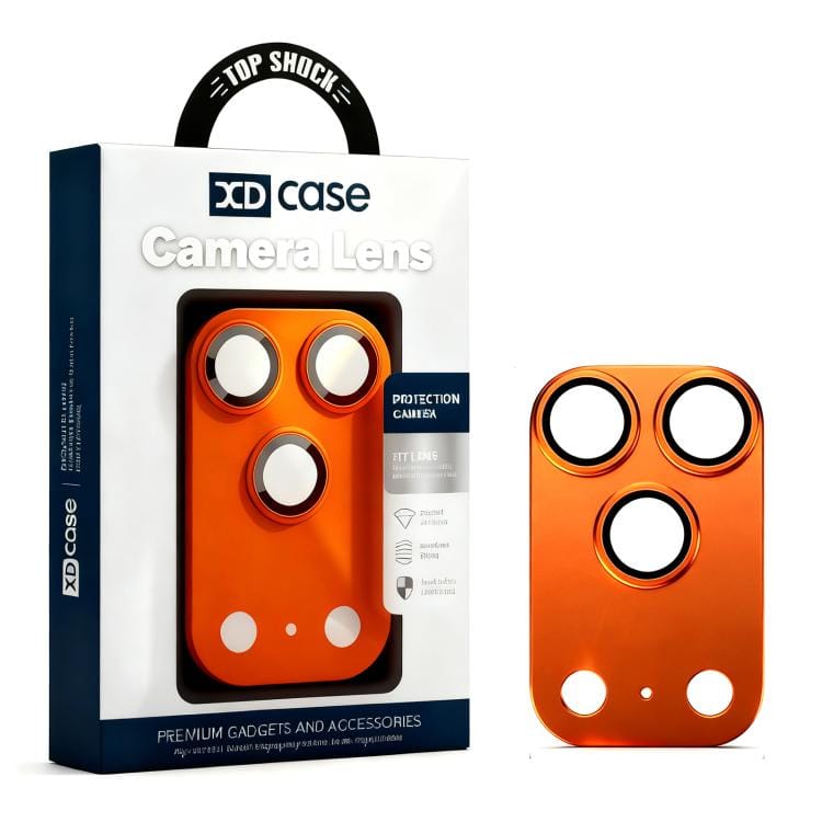 XDcase Armor Full-Coverage Frosted Metal Lens Ring Film��...