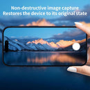 iPhone 17 Pro Max Orange Camera Protector – Bitcoin Metal Lens