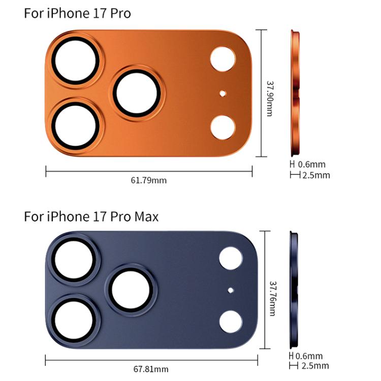 iPhone 17 Pro Max camera cover orange Armor Full‑Coverage