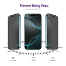 iPhone 17 Pro Max privacy screen protector 5 Pack
