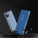 Plated Mirror Horizontal Flip Leather Phone Case with Hol...