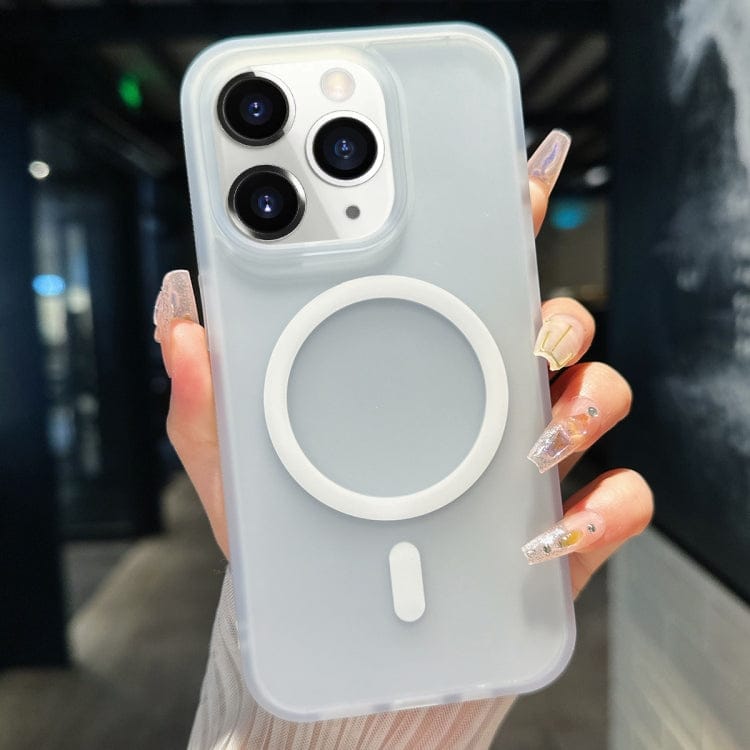 Transparent TPU Hybrid PC Magsafe Phone Case�������������...